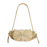 Scrunch-D Schoudertas Diesel , Beige , Dames