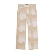 Jacquard Carpenter Pant Desert Sand Dickies , Beige , Heren