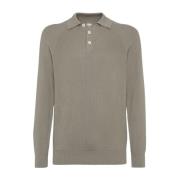 Luxe Sweaters Collectie Brunello Cucinelli , Gray , Heren