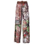 Stijlvolle Broek K-Design , Multicolor , Dames