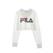 Kort lichtgewicht Hoodie met Hoodie Fila , White , Dames