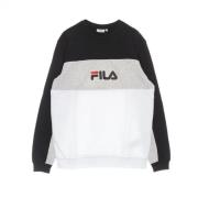 Lichtgewicht crewneck sweatshirt aqil geblokkeerd bemanning zweet Fila...