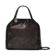 Zwarte Schakel-schouder Tas Stella McCartney , Black , Dames