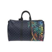 Pre-owned Canvas louis-vuitton-bags Louis Vuitton Vintage , Blue , Dam...