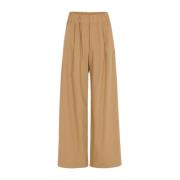 Benji Poplin Broek By-Bar , Brown , Dames