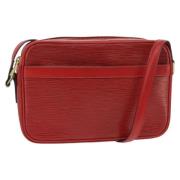 Pre-owned Leather shoulder-bags Louis Vuitton Vintage , Red , Dames