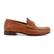 Iconische Vlogo Leren Loafer Made in Italy Valentino Garavani , Brown ...