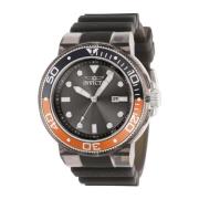 Pro Diver Quartz Horloge - Zwarte Wijzerplaat Invicta Watches , Gray ,...