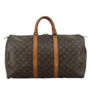 Pre-owned Canvas travel-bags Louis Vuitton Vintage , Brown , Unisex