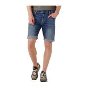 Slim Short Jeans voor Heren G-star , Blue , Heren