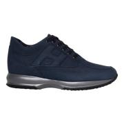 Blauwe Sneakers voor Mannen Hogan , Black , Heren