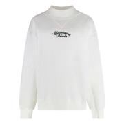 Katoenen sweatshirt met logodetail Rhude , White , Dames