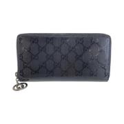 Pre-owned Canvas wallets Louis Vuitton Vintage , Black , Dames