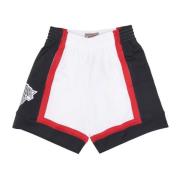 NBA Cracked Cement Basketball Shorts Mitchell & Ness , White , Heren