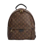 Pre-owned Canvas backpacks Louis Vuitton Vintage , Brown , Dames