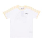 Witte Dames Tee met Iconische Stijl Adidas , White , Dames