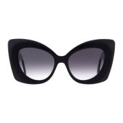 Cat-Eye zonnebril Zwart Grijs verloop Andy Wolf , Black , Dames