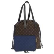 Pre-owned Canvas totes Louis Vuitton Vintage , Brown , Dames