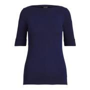 Judy Elleboogmouw Gebreid Ralph Lauren , Blue , Dames