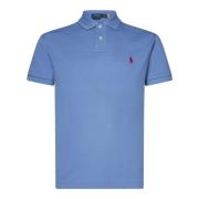 Heldere Blauwe Polo T-shirt met Pony Borduurwerk Polo Ralph Lauren , B...