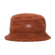 Rode Chute Bucket Visser Hoed Dickies , Brown , Heren