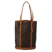 Pre-owned Canvas shoulder-bags Louis Vuitton Vintage , Brown , Dames