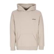 Script Geborduurde Hoodie Carhartt Wip , Beige , Heren