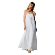 Elegante Maxi Jurken voor Vrouwen Kocca , White , Dames