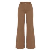 Stijlvolle Wijde Broek Kocca , Brown , Dames