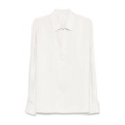 Stijlvolle Overhemden Collectie Saint Laurent , White , Heren