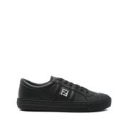 Zwarte Sneakers Stijlvolle Schoenen Fendi , Black , Heren