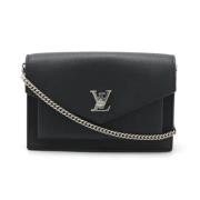 Pre-owned Leather shoulder-bags Louis Vuitton Vintage , Black , Dames