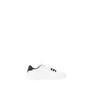 Witte Leren Sneakers Armani Exchange , White , Heren