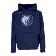 Essential Fleece Hoodie - NBA Stijl Nike , Blue , Heren