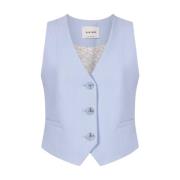 Stijlvolle Alica R Vest Aaiko , Blue , Dames