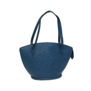 Pre-owned Leather louis-vuitton-bags Louis Vuitton Vintage , Blue , Da...