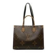 Pre-owned Canvas handbags Louis Vuitton Vintage , Brown , Dames