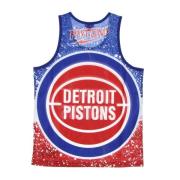 NBA Jumbotron Tank Top Mitchell & Ness , Multicolor , Heren