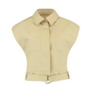 Katie-Gi Mouwloos Vest Harper & Yve , Beige , Dames