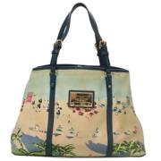 Pre-owned Canvas totes Louis Vuitton Vintage , Multicolor , Dames