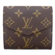 Pre-owned Canvas wallets Louis Vuitton Vintage , Brown , Dames