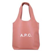 Donkerroze Handtas Ninon Kleine Tote A.p.c. , Pink , Dames