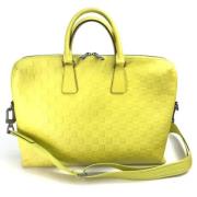 Pre-owned Leather louis-vuitton-bags Louis Vuitton Vintage , Yellow , ...