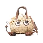 Beige Trekkoord Handtas Anya Hindmarch , Brown , Dames