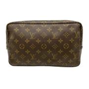 Pre-owned Canvas clutches Louis Vuitton Vintage , Brown , Dames