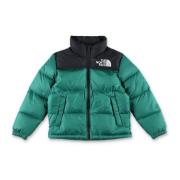 Retro Nuptse Donsjack Groen/Zwart The North Face , Green , Heren