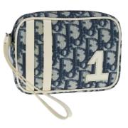 Pre-owned Canvas clutches Dior Vintage , Blue , Dames