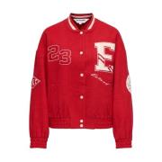 Baseball Jacket XT PNT Only , Red , Dames