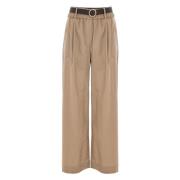 Stijlvolle Wijde Broek Kocca , Brown , Dames