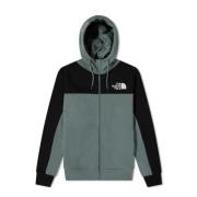 Zip door hoodie The North Face , Green , Heren